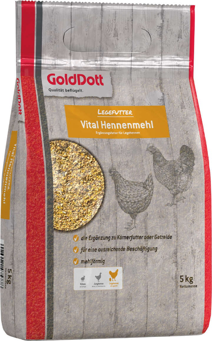 Golddott Vital Hennenmehl